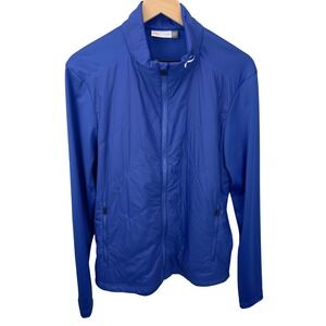 KJUS Mens Retention Golf Jacket Blue Size 50 M Lightweight Hybrid Insulated